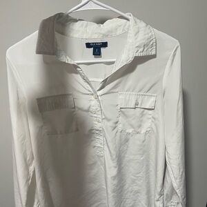 Old Navy Crisp White Collared Shirt